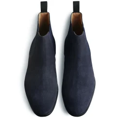 LodinG Bottines basses Shoji 1008 veau velours Bleu marine Cheap