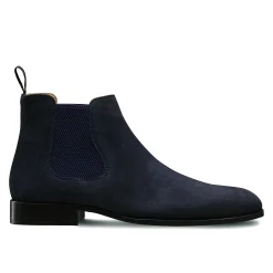 LodinG Bottines basses Shoji 1008 veau velours Bleu marine Cheap