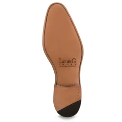 LodinG Richelieu One-Cut à bout fleuri Milan 345 Noir Cheap