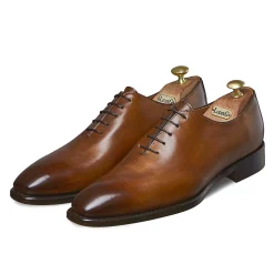 LodinG Richelieu One-Cut Napoli 385 Cognac Best